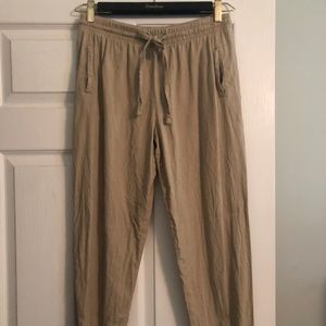 LOVE TREE Casual Linen Joggers